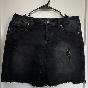 Black Denim Jean Skirt 🖤
